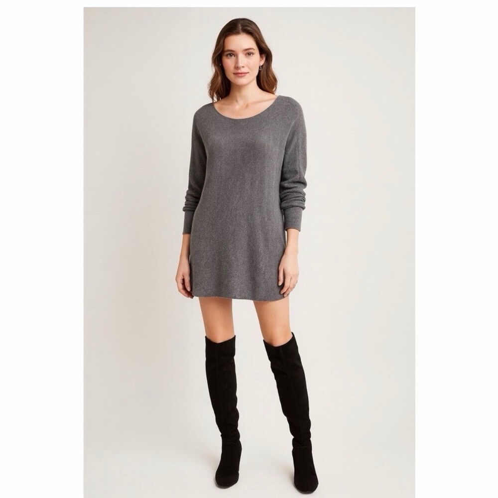 Michael Kors Gray Knit Mini Dress